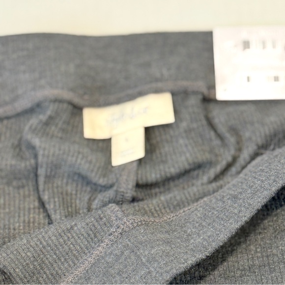 π Style & Co Ribbed Leggings Charcoal Heather Large Super Soft Mid-Rise Stretch - Picture 16 of 16